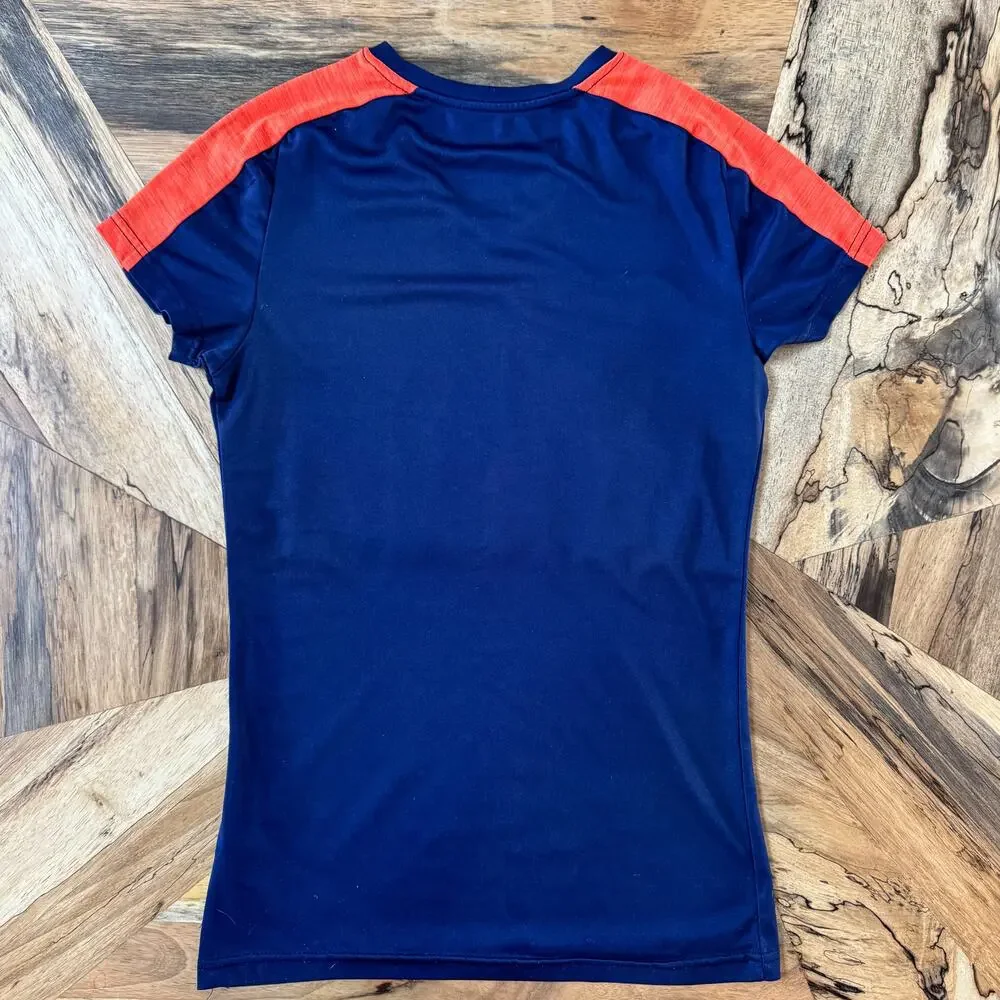 Denver Broncos Teens NFL Team Apparel Top Football Navy Orange - Youth Small - Picture 6 of 8